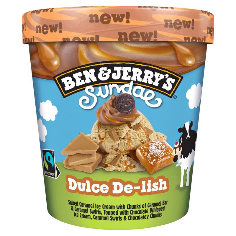 Ben & Jerry's Sundae Dulce De-Lish 427ml