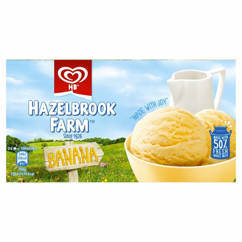 Hazelbrook Farm Banana Ice Cream Dessert 568ml Hazelbrook Farm Banana Ice Cream Dessert 568ml