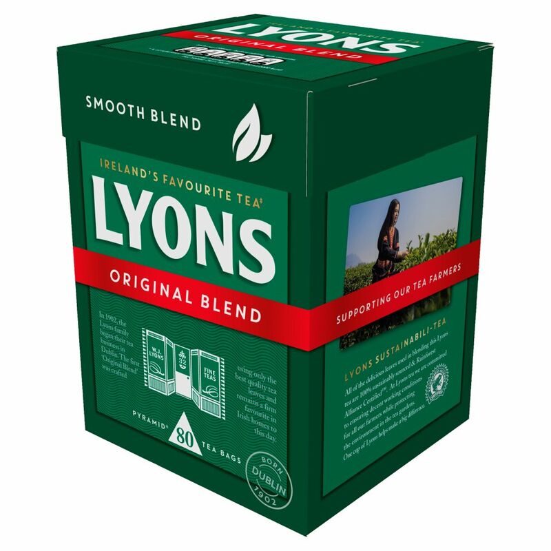 Lyons Original Tea 80 Pack Box 232g Centra