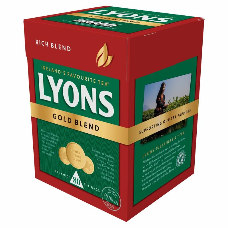Lyons Gold Tea 80s Box 232g