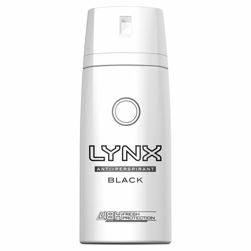 Lynx Black Anti-Perspirant Deodorant Aerosol 150ml Lynx Black Anti-Perspirant Deodorant Aerosol 150ml
