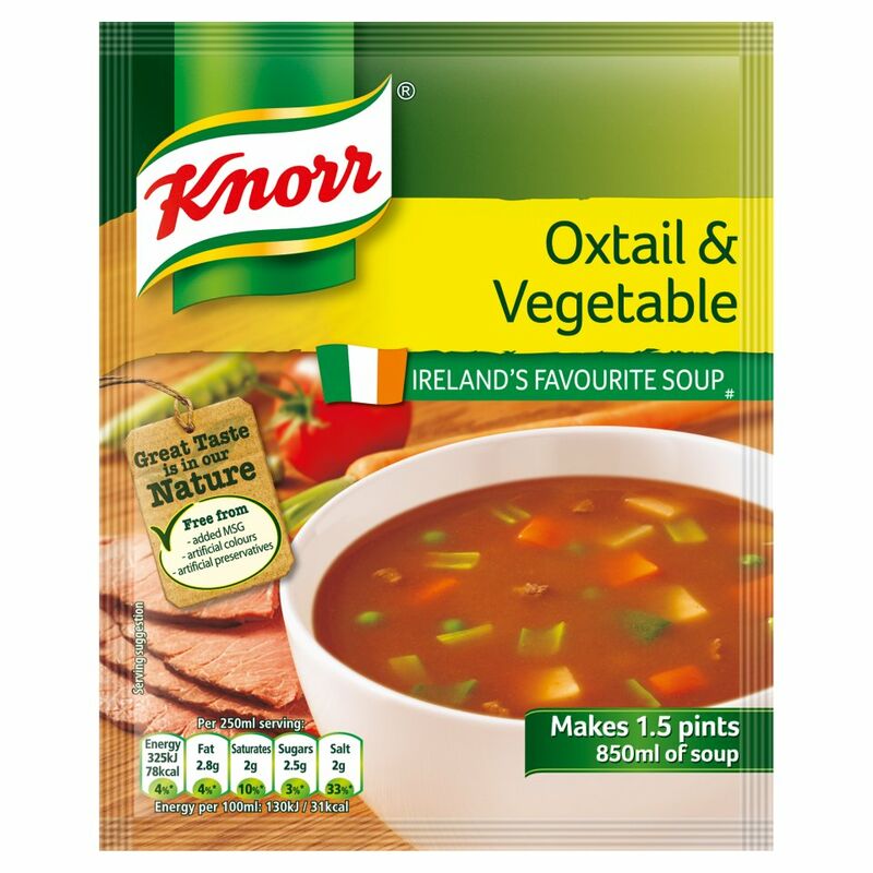 Knorr Soup Sach Oxtail Veg 14x1.5pt Knorr Soup Sach Oxtail Veg 14x1.5pt