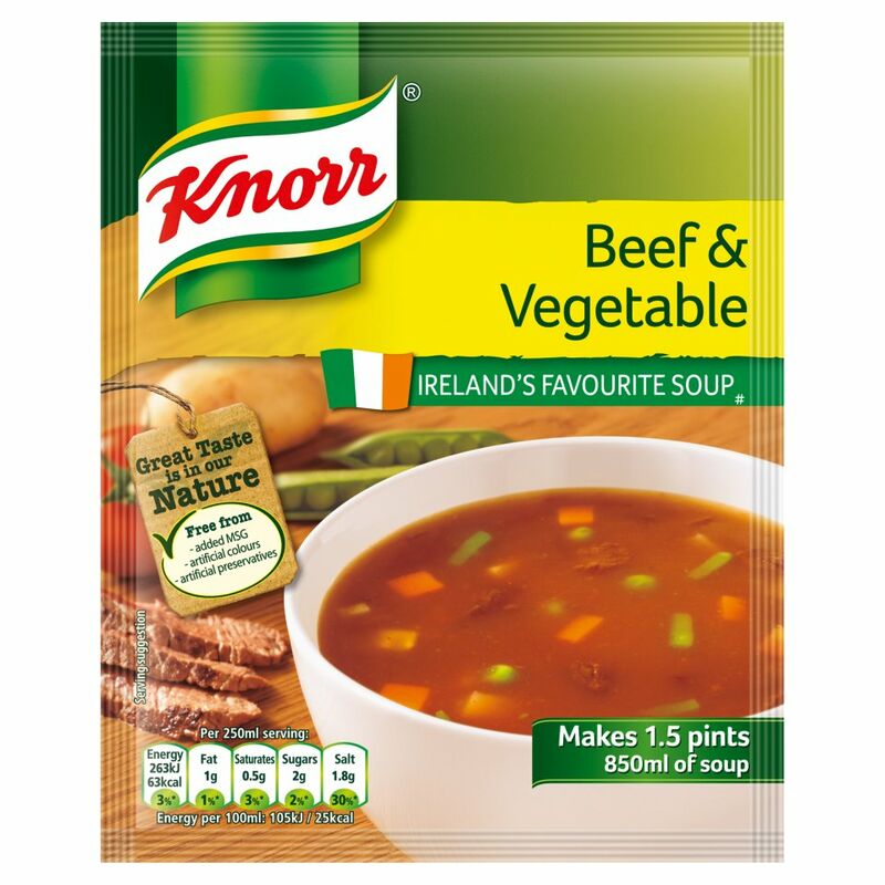 Knorr Soup Sach Beef Vegetable 14 x 1.5pt Knorr Soup Sach Beef Vegetable 14 x 1.5pt