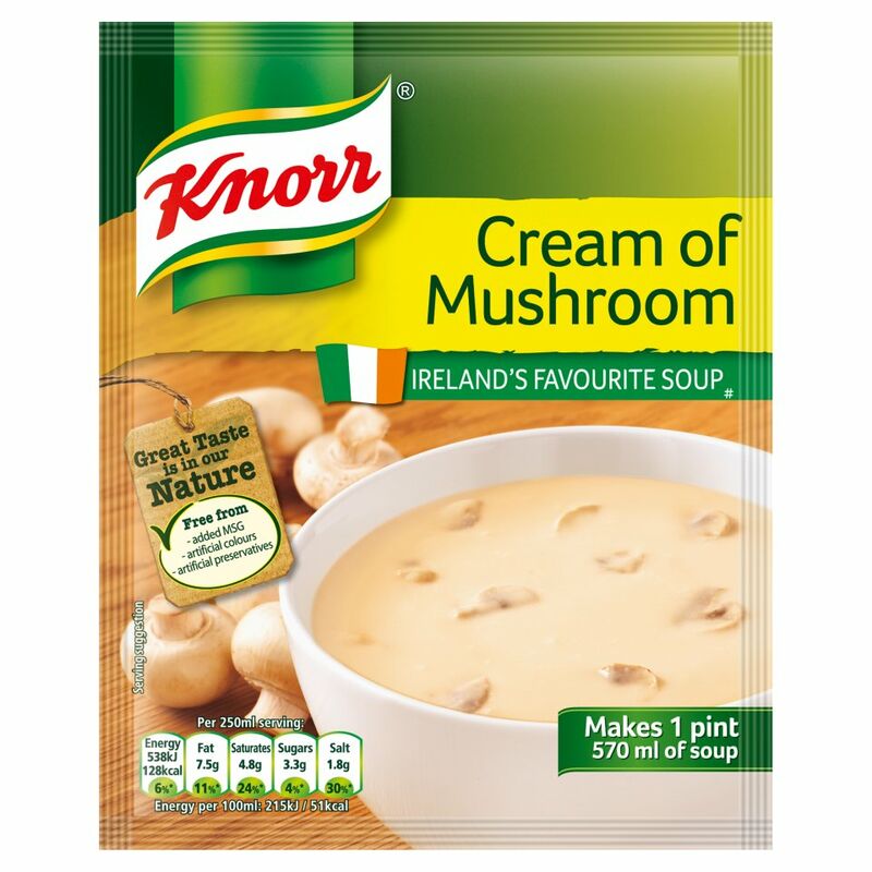 Knorr Soup Sach Cream Mushroom 14X1pt Knorr Soup Sach Cream Mushroom 14X1pt