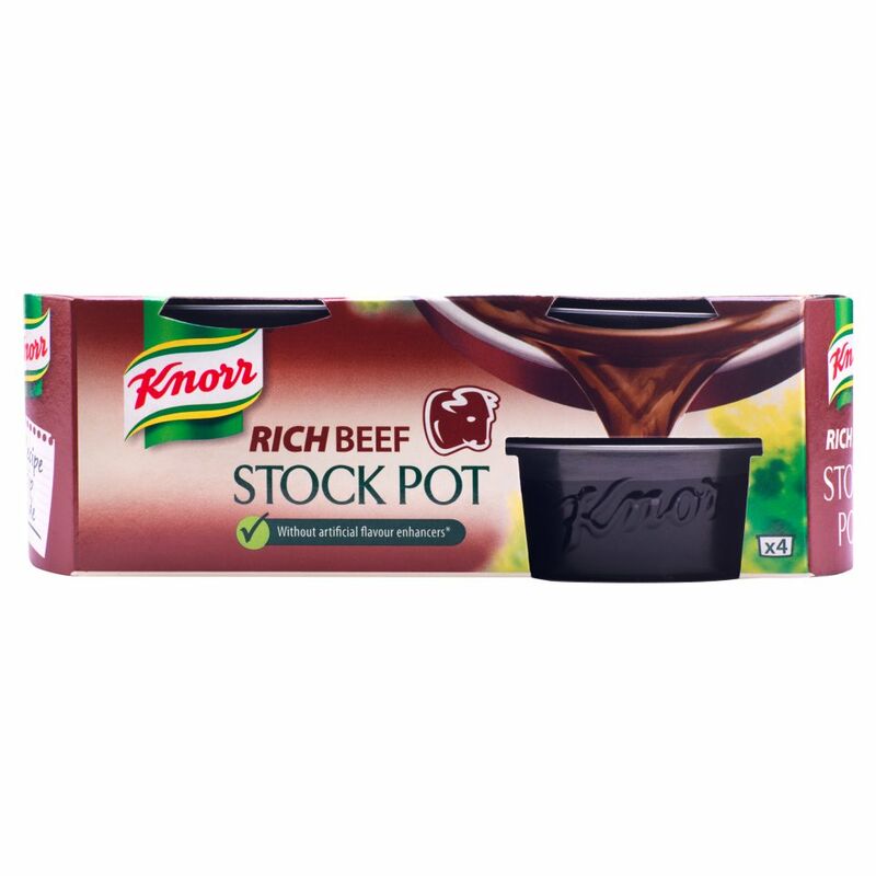 Knorr Rich Beef Stock Pot 4 x 28g (112g)