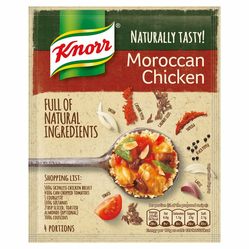 Knorr Naturally Tasty Moroccan Chicken Recipe Mix 63g