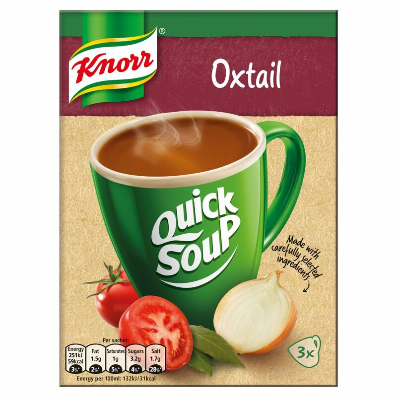 Knorr Quick Soup Oxtail 3's 42g