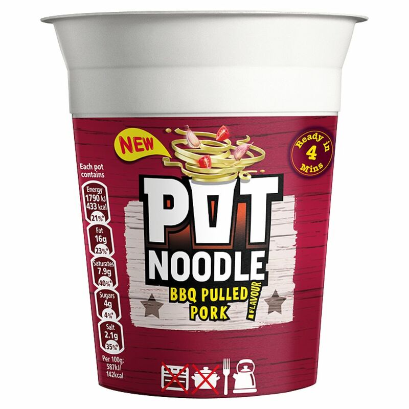 Pot Noodle Pulled Pork 90g