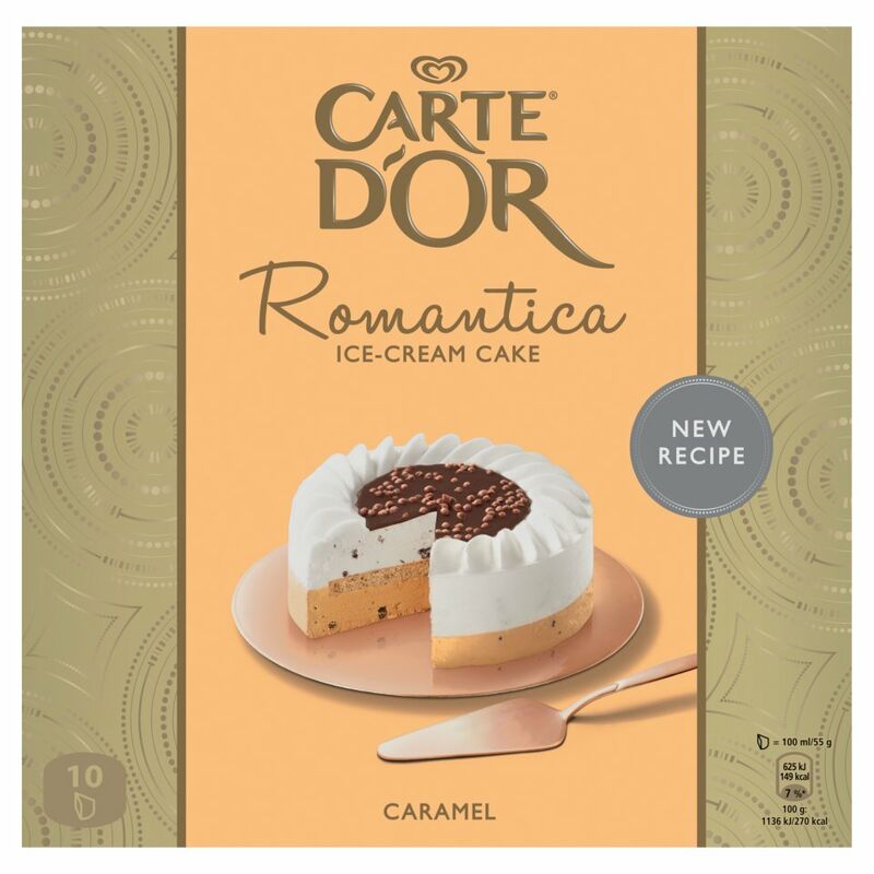 Romantica Caramel Ice-Cream Dessert 1000ml