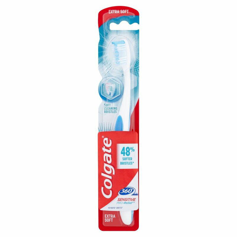 Colgate 360° Sensitive Pro-Relief Extra Soft Toothbrush Colgate 360° Sensitive Pro-Relief Extra Soft Toothbrush