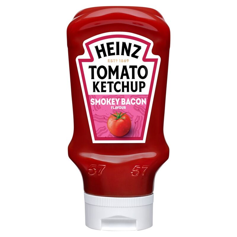 Heinz Tomato Ketchup Smokey Bacon Flavour 460g