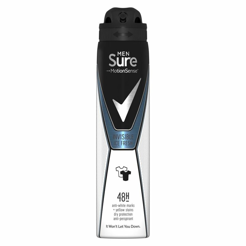 Sure Invisible Ice Anti-perspirant Deodorant Aerosol 250 ml