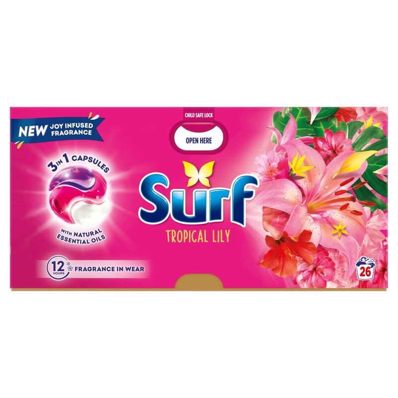 Surf Tropical Lily 3 in 1 Capsules 449.8g