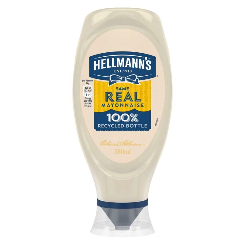 Hellmann's Condiment Real Mayonnaise 580 ml