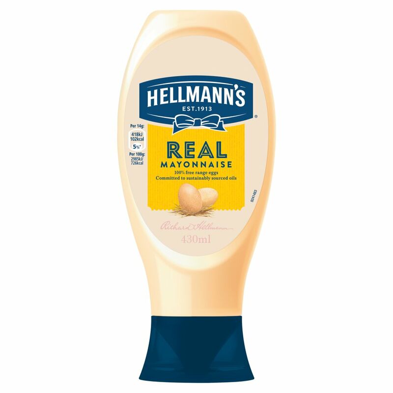 Hellmann's Squeezy Mayonnaise Real 430ml