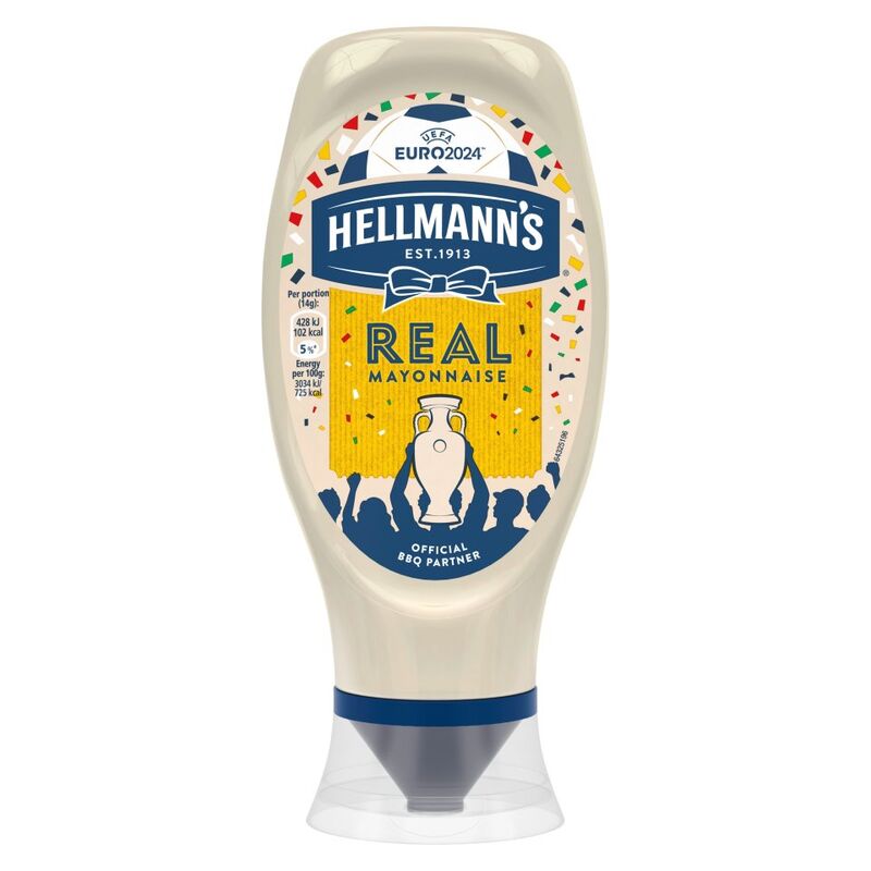 Hellmann's UEFA EURO 2024 Limited Edition Condiment Real Mayonnaise 430 ml 