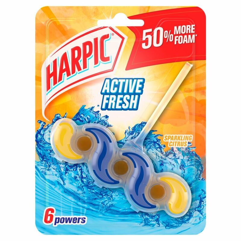 Harpic Active Fresh 6 Powers Sparkling Citrus 35g