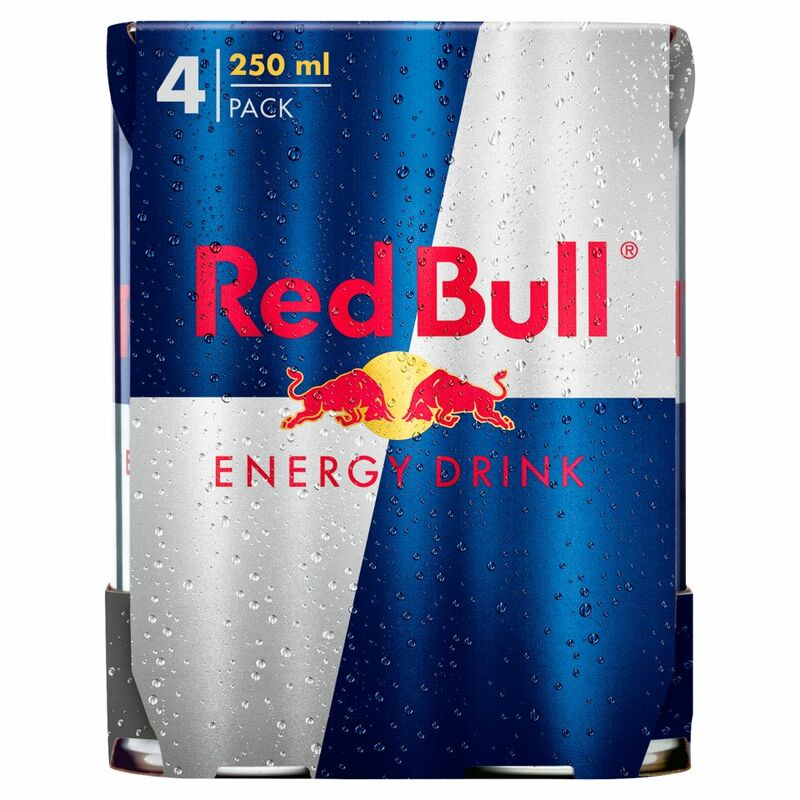Red Bull Energy Drink, 4 x 250ml