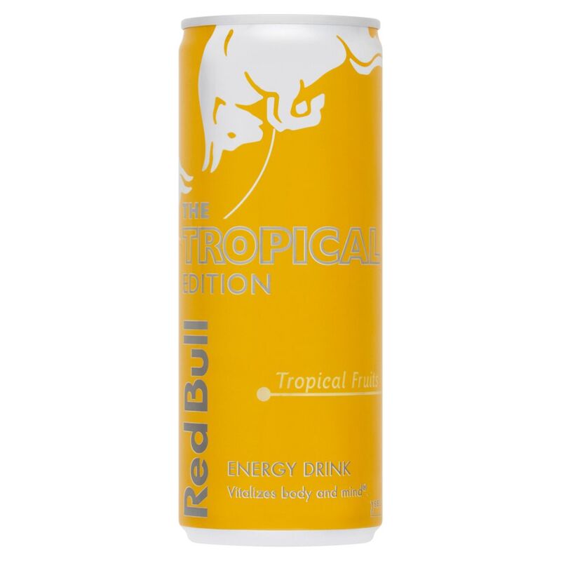 Red Bull The Tropical Edition Tropical Fruits Energy Drink 250ml