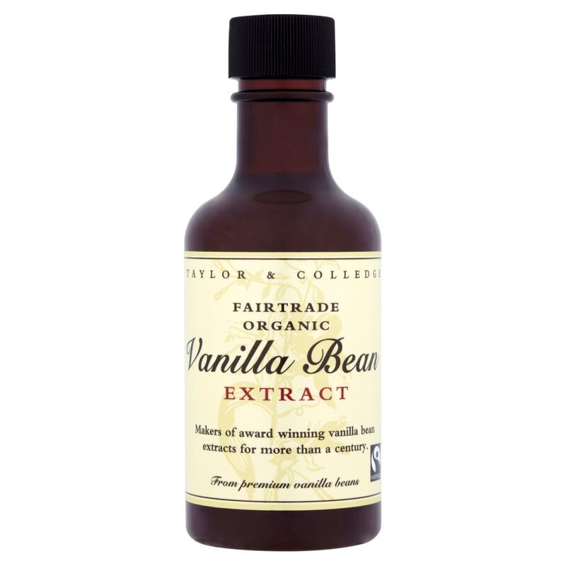 Taylor & Colledge Fairtrade Organic Vanilla Bean Extract 100ml