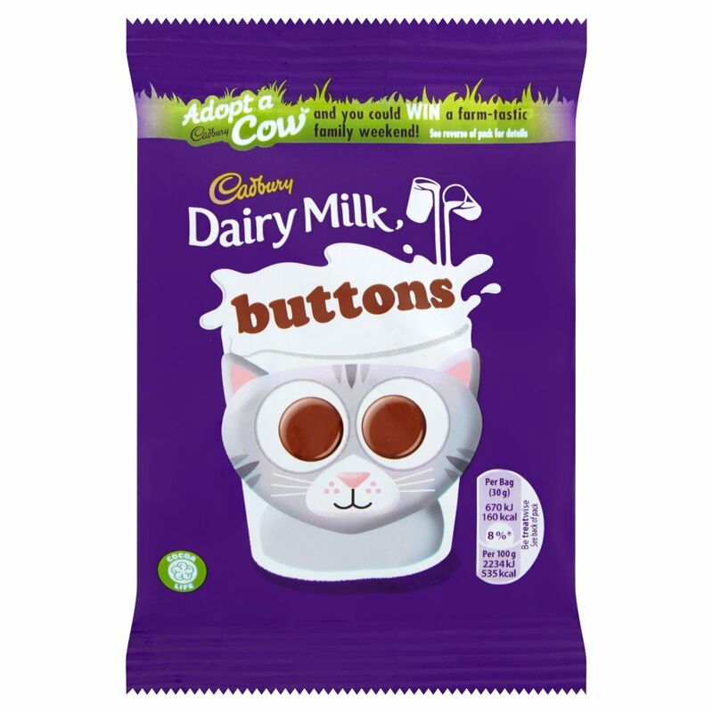 Cadbury Buttons Bag Fairtrade 30g - Centra