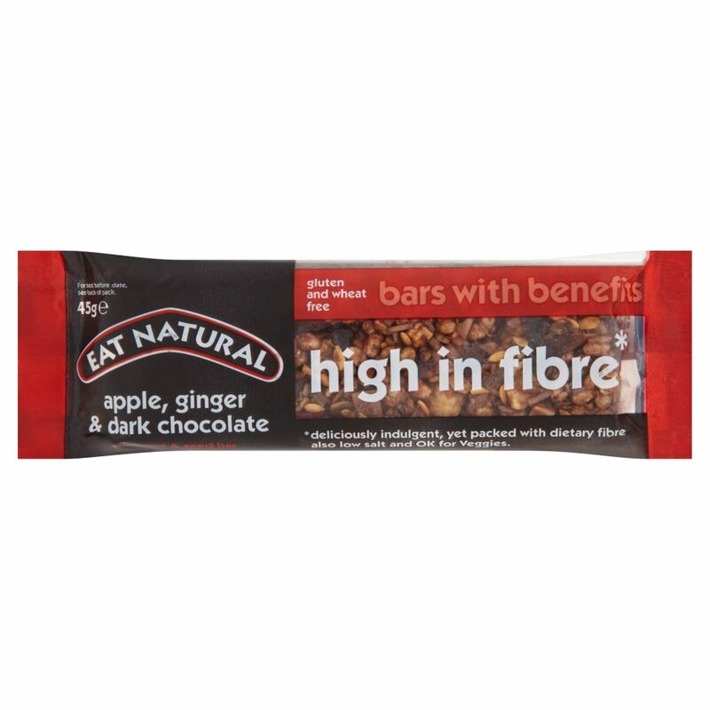 Eat Natural Bars with Benefits Apple, Ginger & Dark Chocolate 45g
