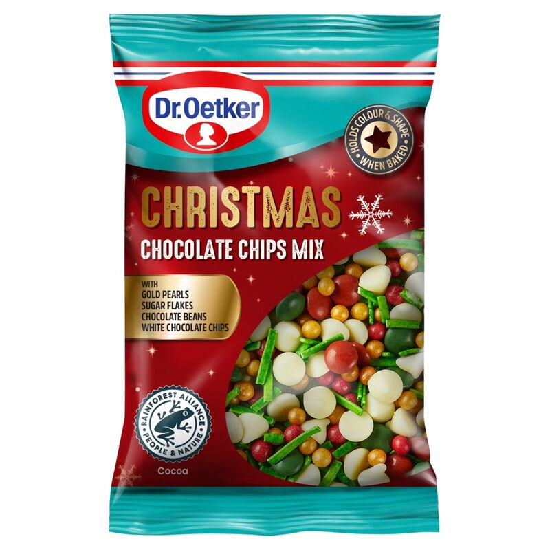 Dr. Oetker Christmas Chocolate Chips Mix 90g