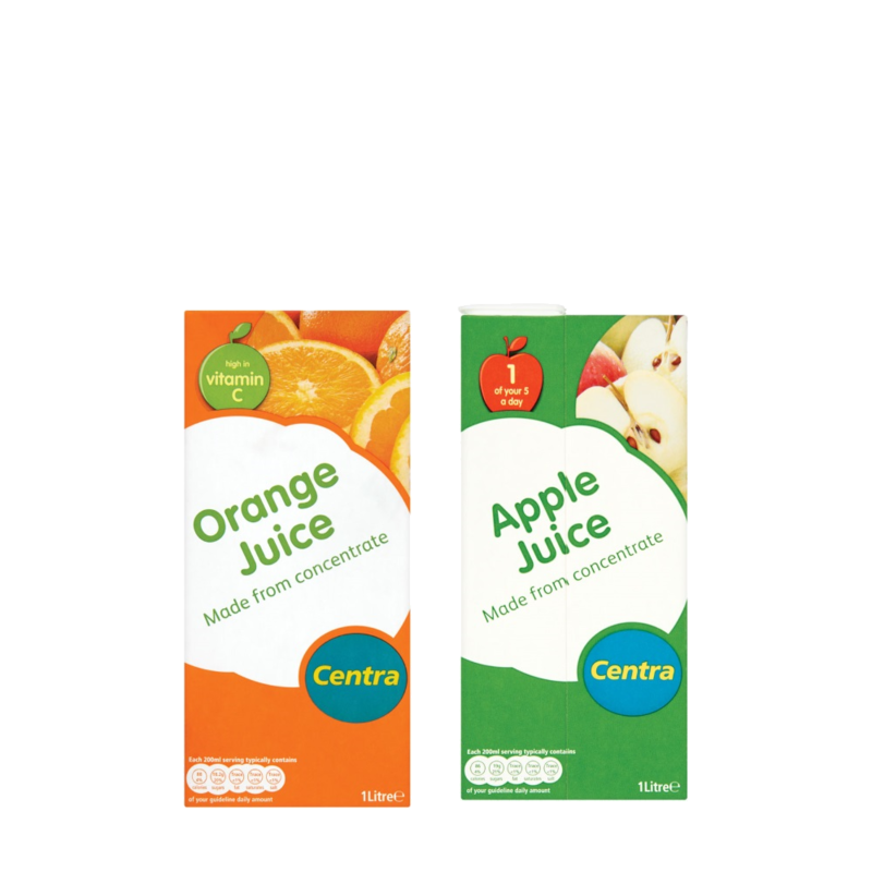 Centra apple orange juice