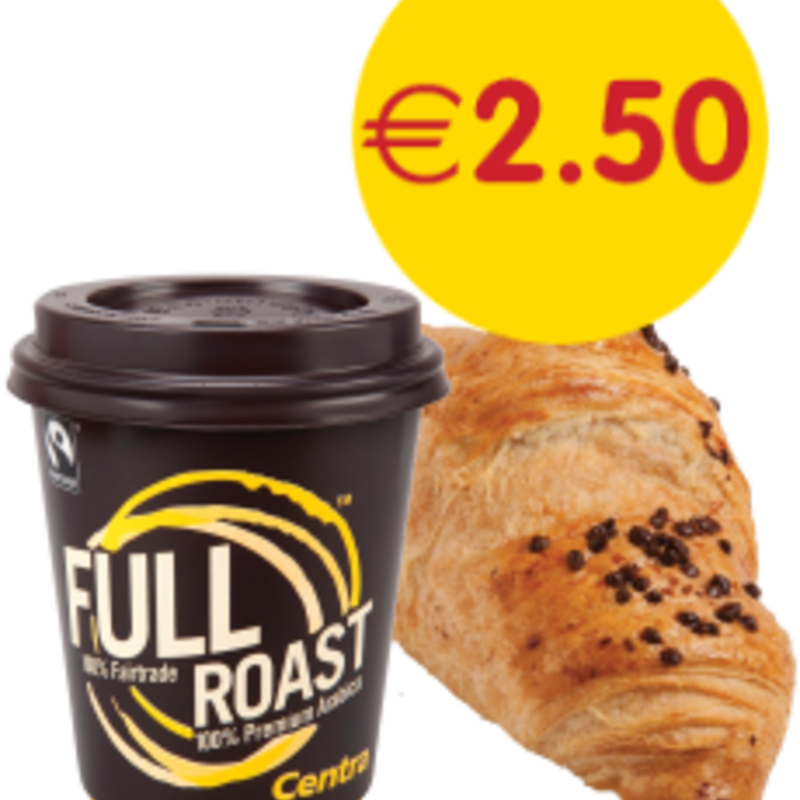 Centra Tea/Coffee + Chocolate Filled Crossiant