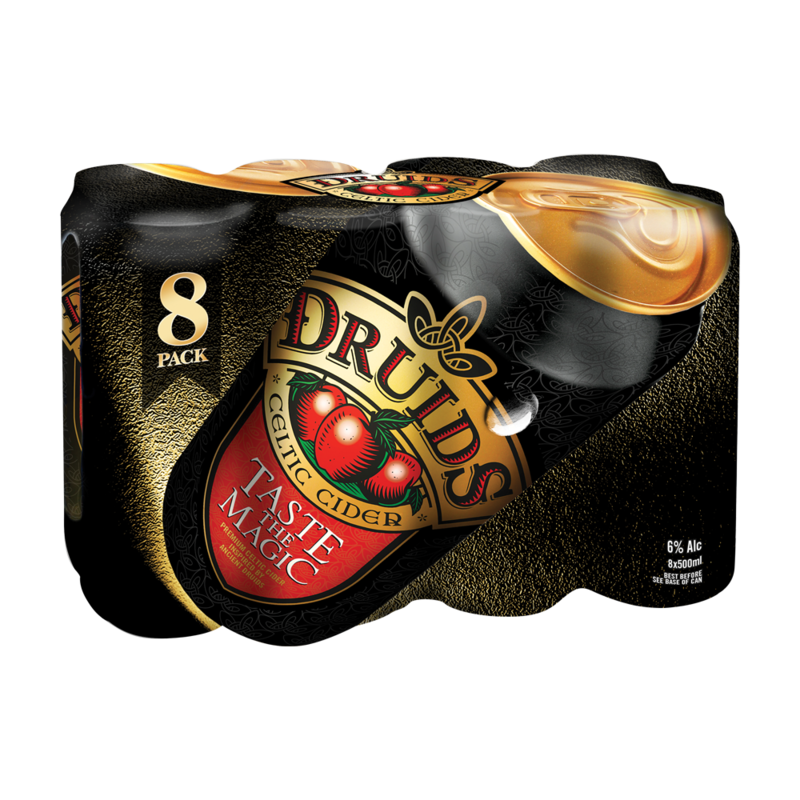 Druids Premium Celtic Cider 8 x 500ml Cans