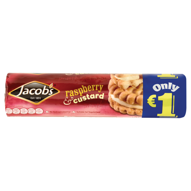 Jacob s Raspberry Custard 200g