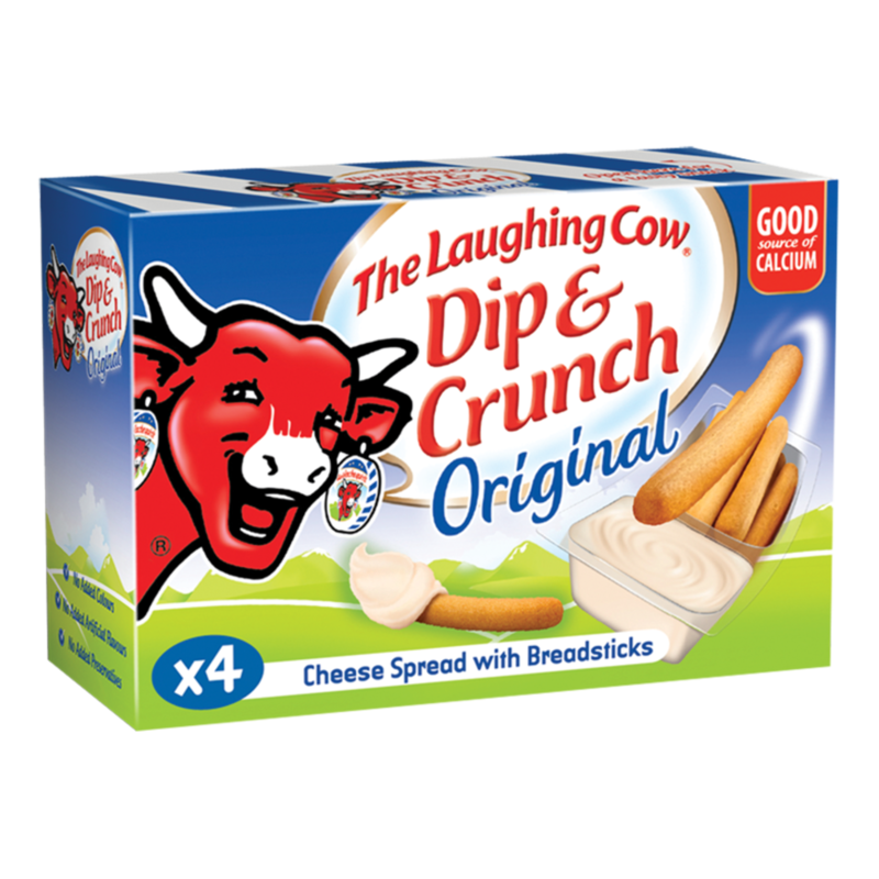 The Laughing Cow Dip Crunch Original 4 x 35g The Laughing Cow Dip Crunch Original 4 x 35g