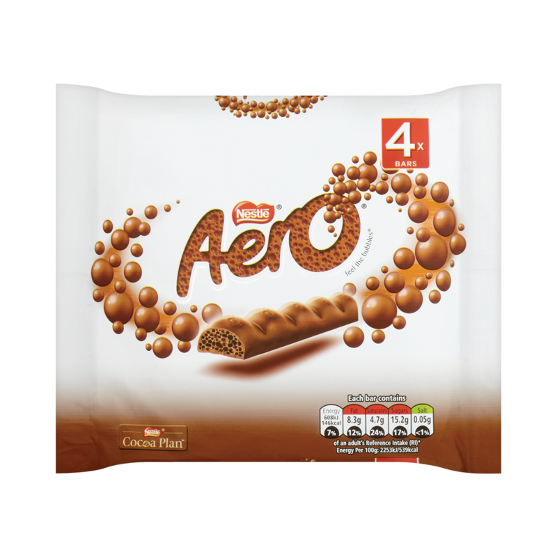 AERO Milk Chocolate Multipack 4 x 27g