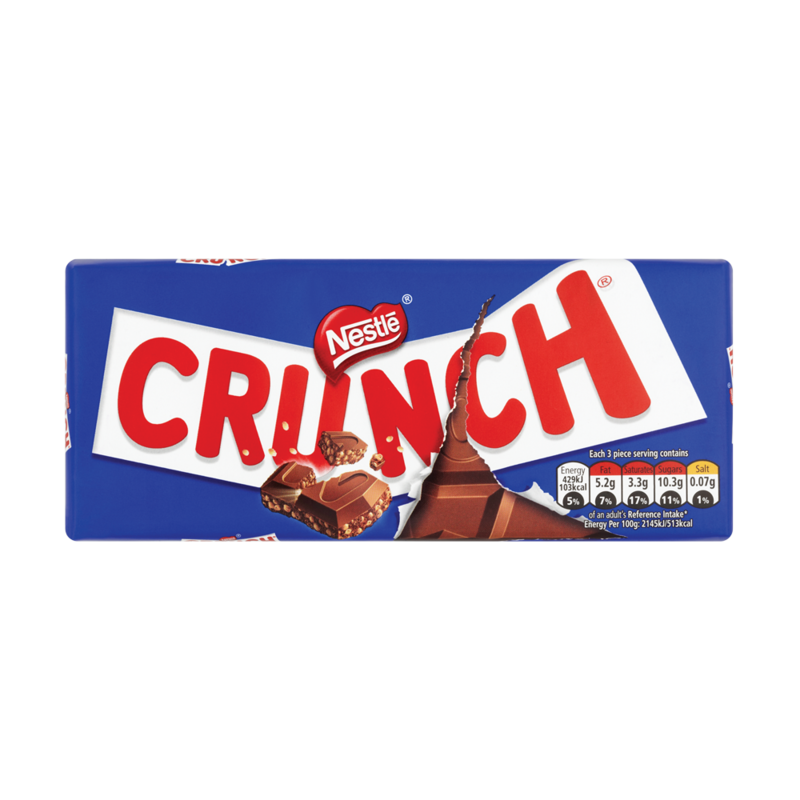 Crunch Milk Chocolate Bar 120g
