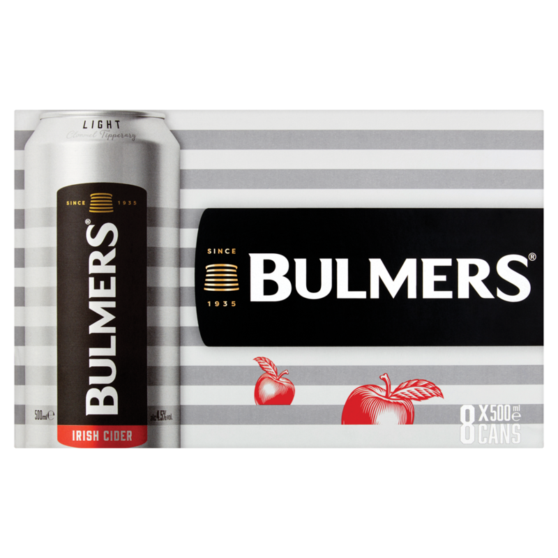 Bulmers Light 8pk Can 500ml