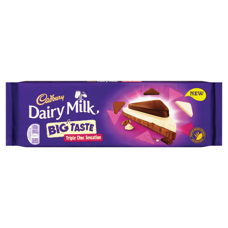 Cadbury Dairy Milk Big Taste Triple Choc 300g