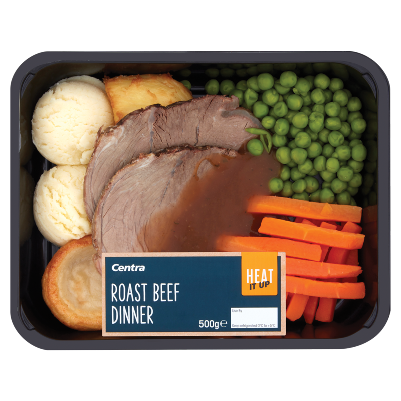 Centra Heat It Up Roast Beef Dinner 500g