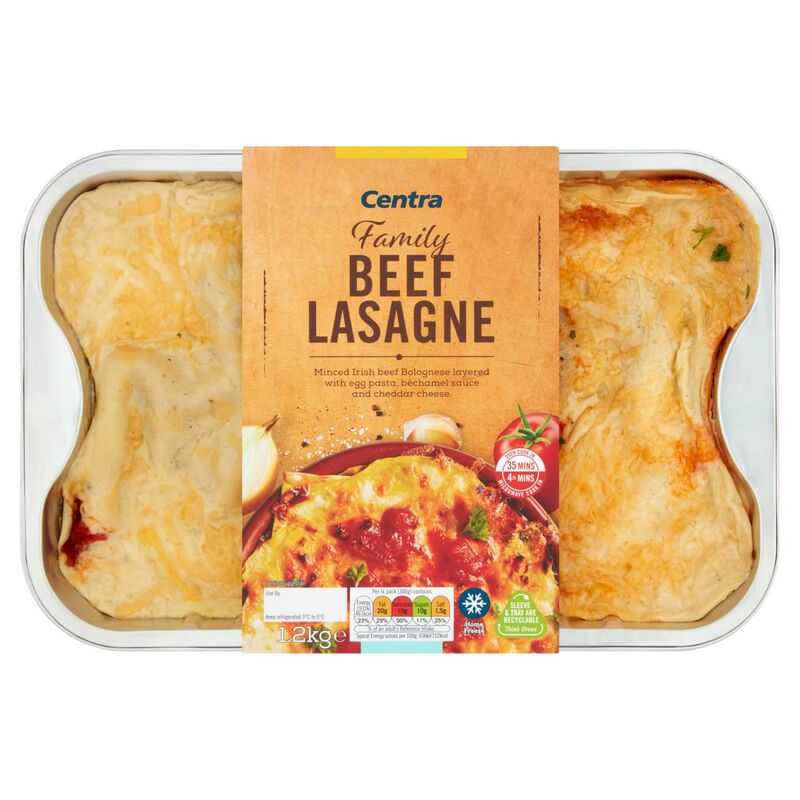 CENTRA BEEF LASAGNE 1.2KG
