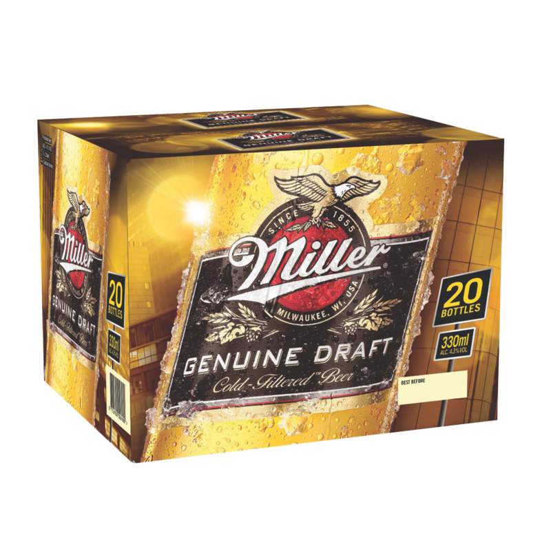 Miller Bottle Pack 20x300ml - Centra