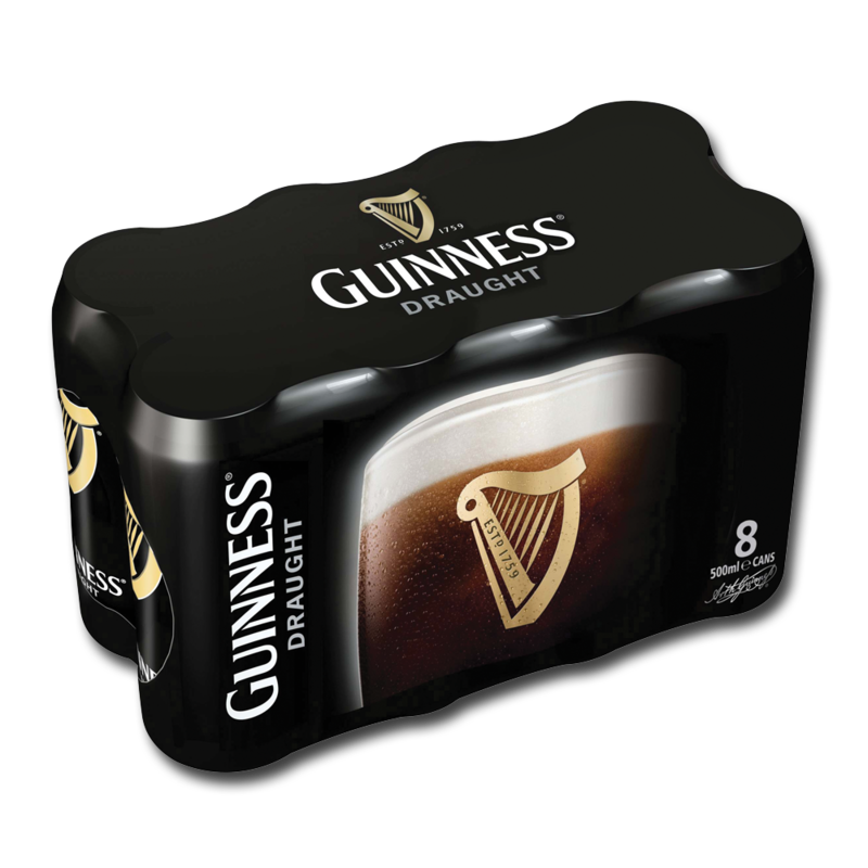 Guinness Can Pack 8x500ml Centra