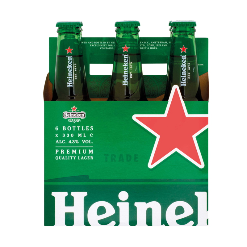 Heineken Bottle 6 Pack 330ml - Centra