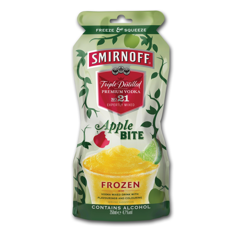 Smirnoff frozenPouch apple 250ml