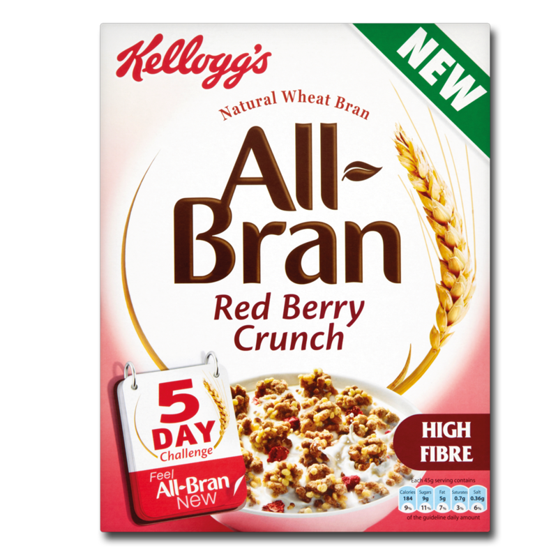 Kelloggs allBranRedBerryCrunch 340g Kelloggs allBranRedBerryCrunch 340g