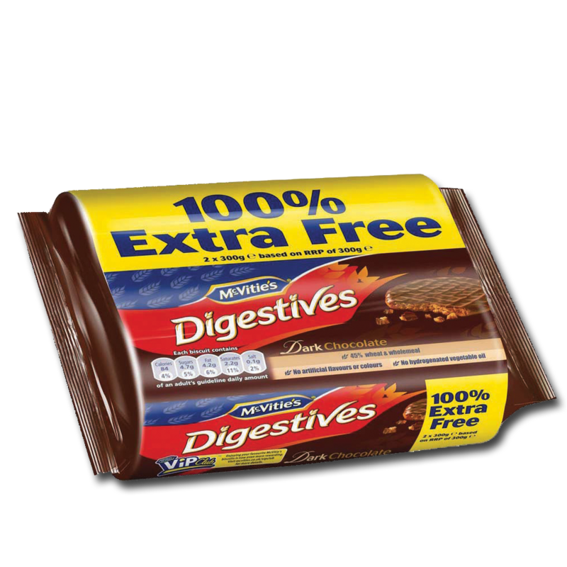 McVitiesDarkChocolateDigestives 100extraFree