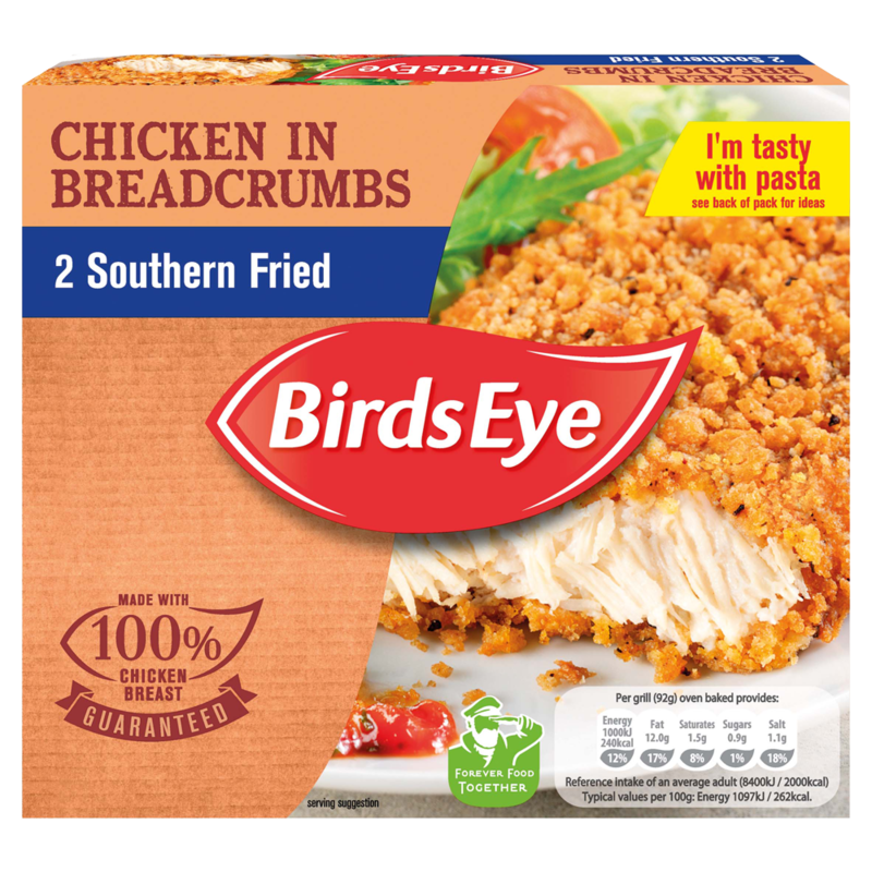 Birds Eye 2 Southern Fried Chicken in Breadcrumbs 180g
