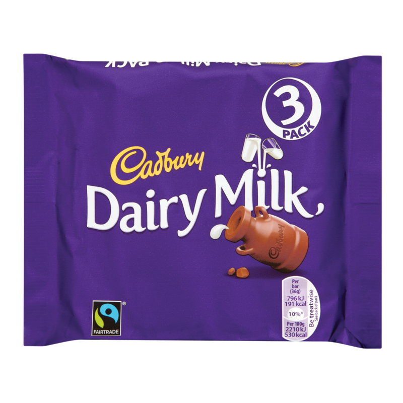 Cadbury DairyMilk 3pk