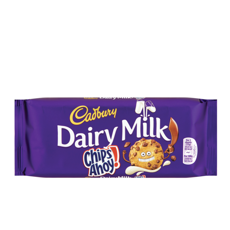 Cadbury DairyMilk ChipsAhoy 120g