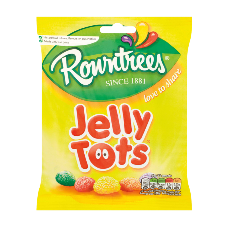 Rowntrees JellyTots 160g Rowntrees JellyTots 160g