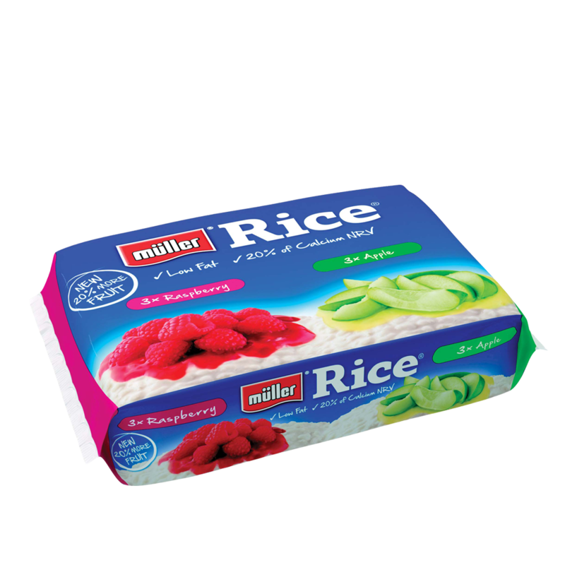 MullerRice raspBerryApple 6x190g