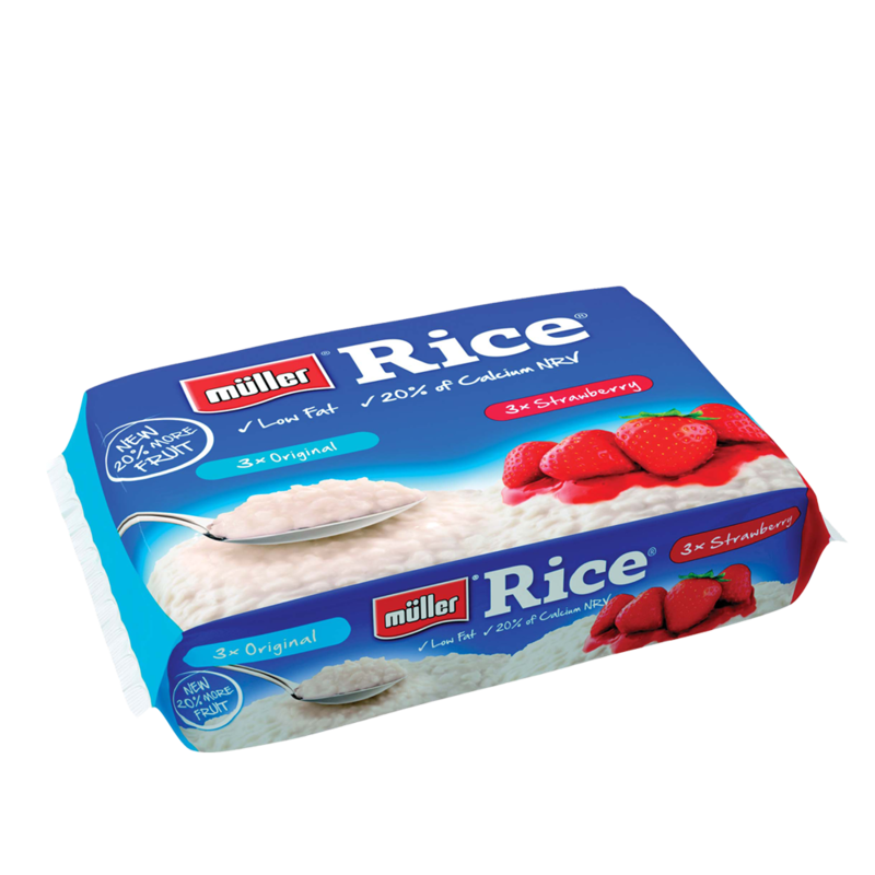 MullerRice strawberryOriginal 6x190g MullerRice strawberryOriginal 6x190g